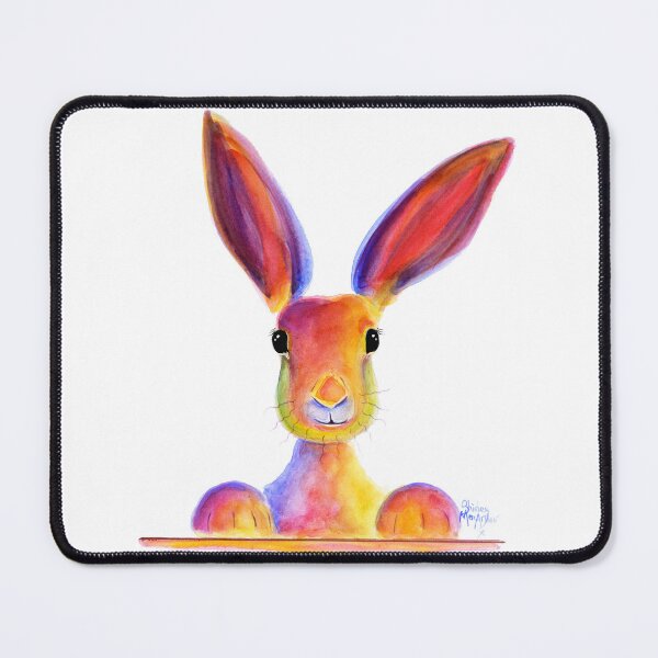 Item preview, Hare RaBBiT PRiNTS ' JUST TO SAY HELLO ' by Shirley MacArthur designed and sold by Shirley MacArthur Art.