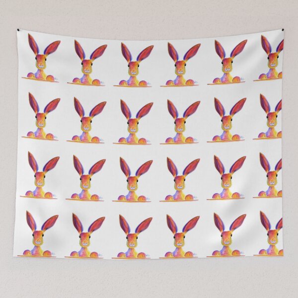 Item preview, Hare RaBBiT PRiNTS ' JUST TO SAY HELLO ' by Shirley MacArthur designed and sold by Shirley MacArthur Art.