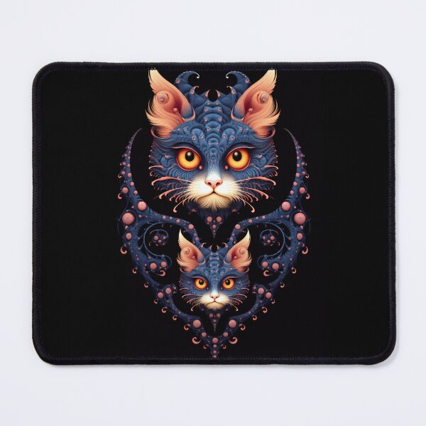 Item preview, “Fractal feline” designed and sold by Art-Vortex-fr.