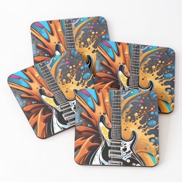 Item preview, Rock Guitar - Splash Paint Art designed and sold by Bright-Moonrise.