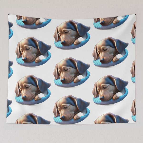Item preview, CUTE DOG sleeping designed and sold by 123JUST4U.