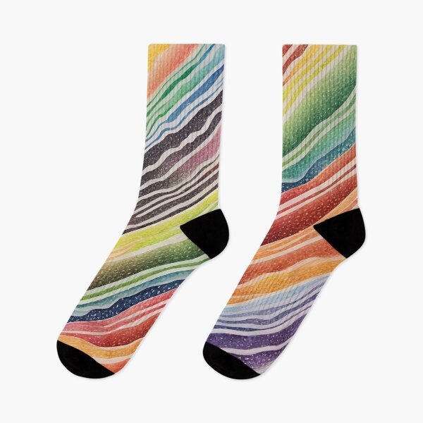 Item preview, Wavy Diagonal Rainbow designed and sold by LittleGoblinPrs.