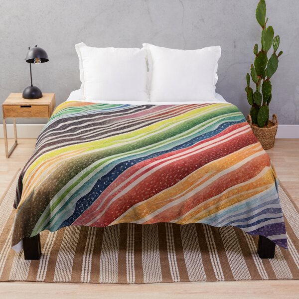 Item preview, Wavy Diagonal Rainbow designed and sold by LittleGoblinPrs.