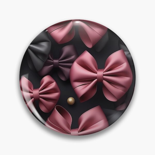 Item preview, Pink and black bows designed and sold by Artdroid.