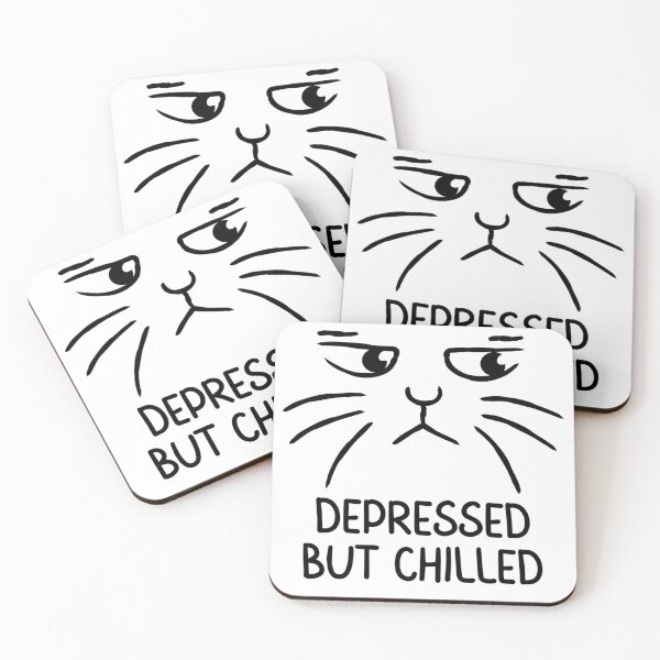Item preview, depressed but chilled designed and sold by Taloory.