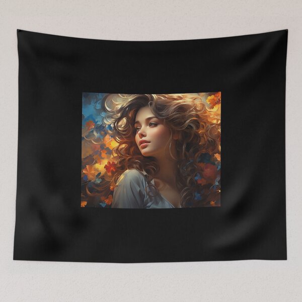 Item preview, beautiful girl sexy hair temptation attractive art designed and sold by UILOVE.