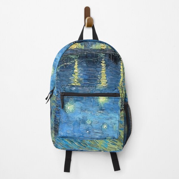Item preview, Starry night over the Rhone river, landscape, painting designed and sold by clon-dot-net.