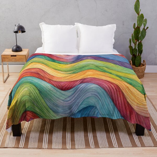 Item preview, Rainbow Wavy Stripes designed and sold by LittleGoblinPrs.