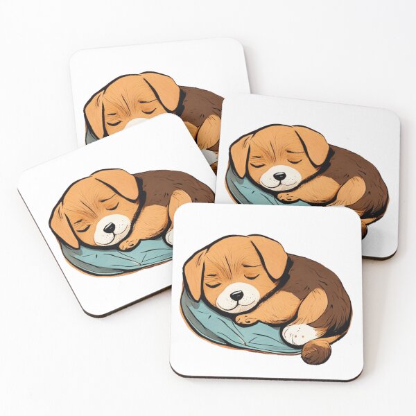 Item preview, CUTE DOG sleeping designed and sold by 123JUST4U.