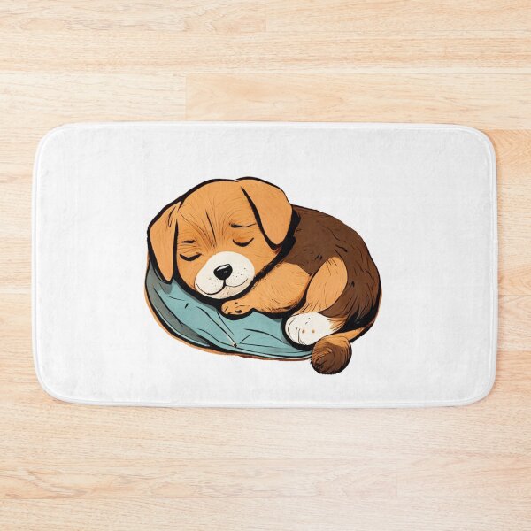 Item preview, CUTE DOG sleeping designed and sold by 123JUST4U.
