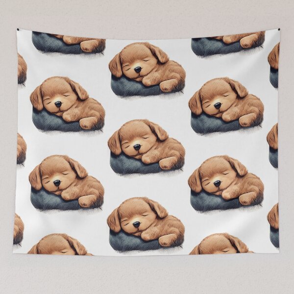 Item preview, CUTE DOG sleeping designed and sold by 123JUST4U.