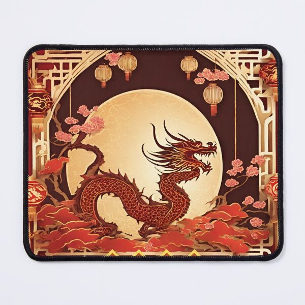 Item preview, Fantasy Dragon zodiac ushering New Year (silvergoldvisionary) designed and sold by SGVisionary.