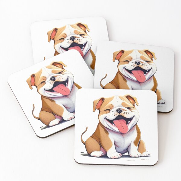 Item preview, CUTE DOG laughing designed and sold by 123JUST4U.