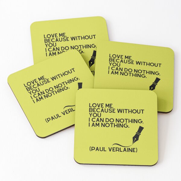 Item preview, A FAMOUS PHRASE TALKS ABOUT ETERNAL LOVE (Paul Verlaine) designed and sold by infinitearte.