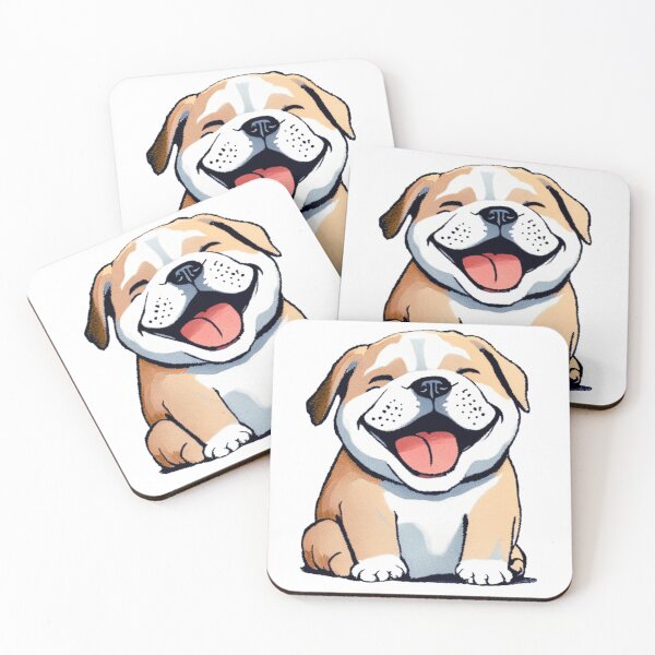 Item preview, CUTE DOG laughing designed and sold by 123JUST4U.