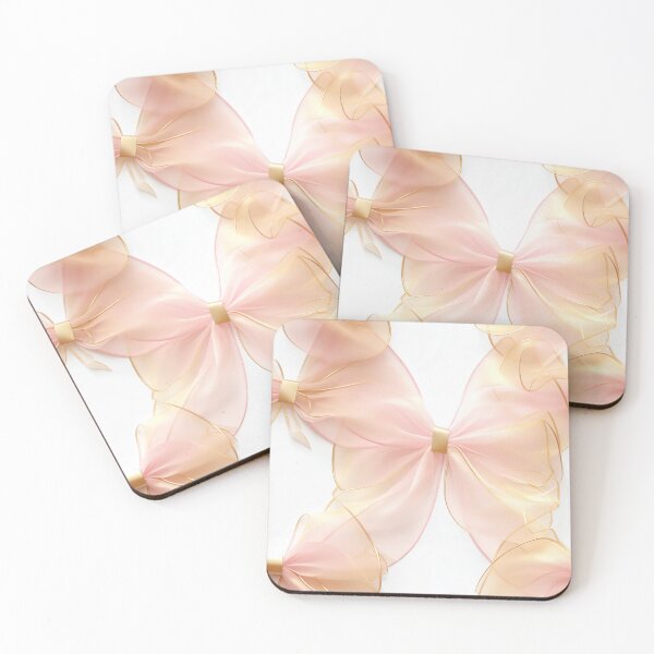 Item preview, Pink and gold bows designed and sold by Artdroid.