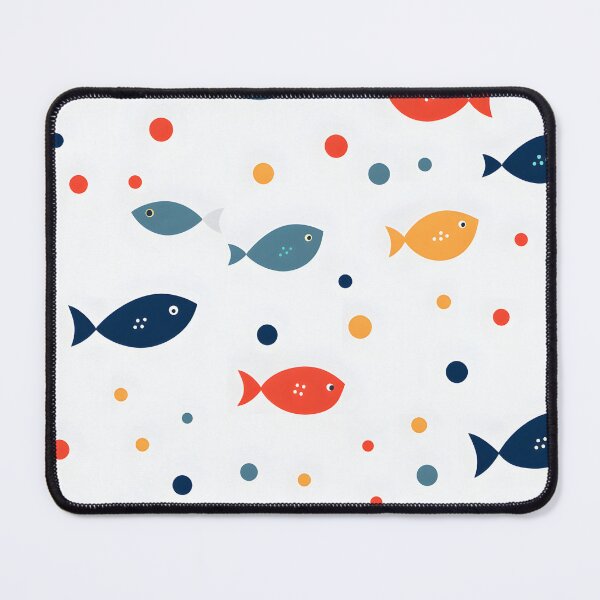 Item preview, Aquatic Charm: Playful Fish in Vivid Hues designed and sold by unimuse.