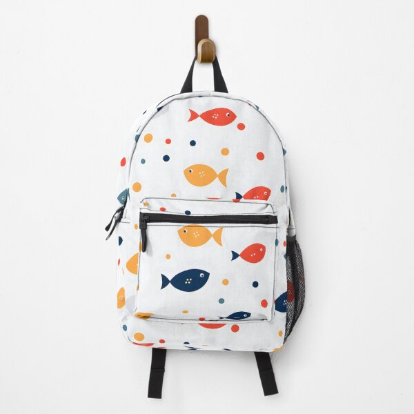 Item preview, Aquatic Charm: Playful Fish in Vivid Hues designed and sold by unimuse.