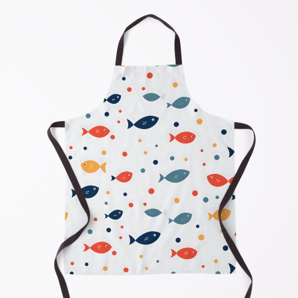 Item preview, Aquatic Charm: Playful Fish in Vivid Hues designed and sold by unimuse.
