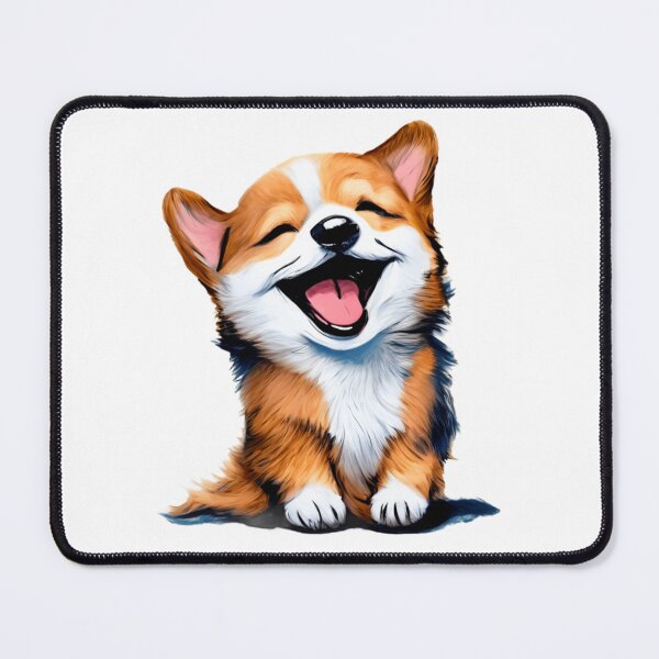 Item preview, CUTE DOG laughing designed and sold by 123JUST4U.