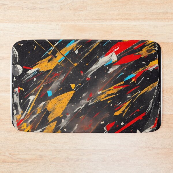 Item preview, Orbiting Chaos: A Cosmic Lino Cut Journey designed and sold by Vitalka-uk.