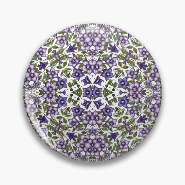 Item preview, Balloon Flower Seamless Pattern designed and sold by Petalandfur.
