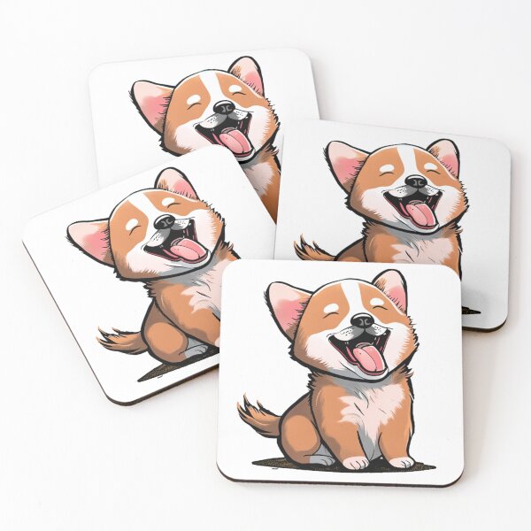 Item preview, CUTE DOG laughing designed and sold by 123JUST4U.