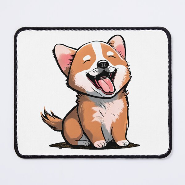Item preview, CUTE DOG laughing designed and sold by 123JUST4U.