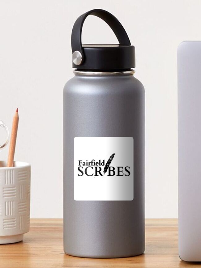 Thumbnail 1 of 3, Sticker, Fairfield Scribes Small Press Publisher designed and sold by Fair-Scribes.