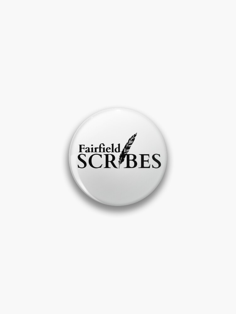 Thumbnail 1 of 3, Pin, Fairfield Scribes Small Press Publisher designed and sold by Fair-Scribes.