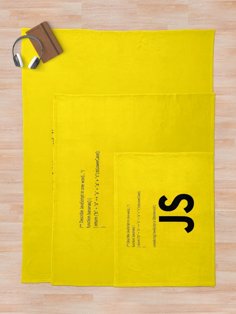 Thumbnail 5 of 6, Throw Blanket, JavaScript in a nutshell designed and sold by M4K3RB0T.
