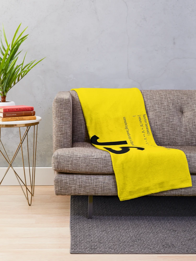 Thumbnail 2 of 6, Throw Blanket, JavaScript in a nutshell designed and sold by M4K3RB0T.