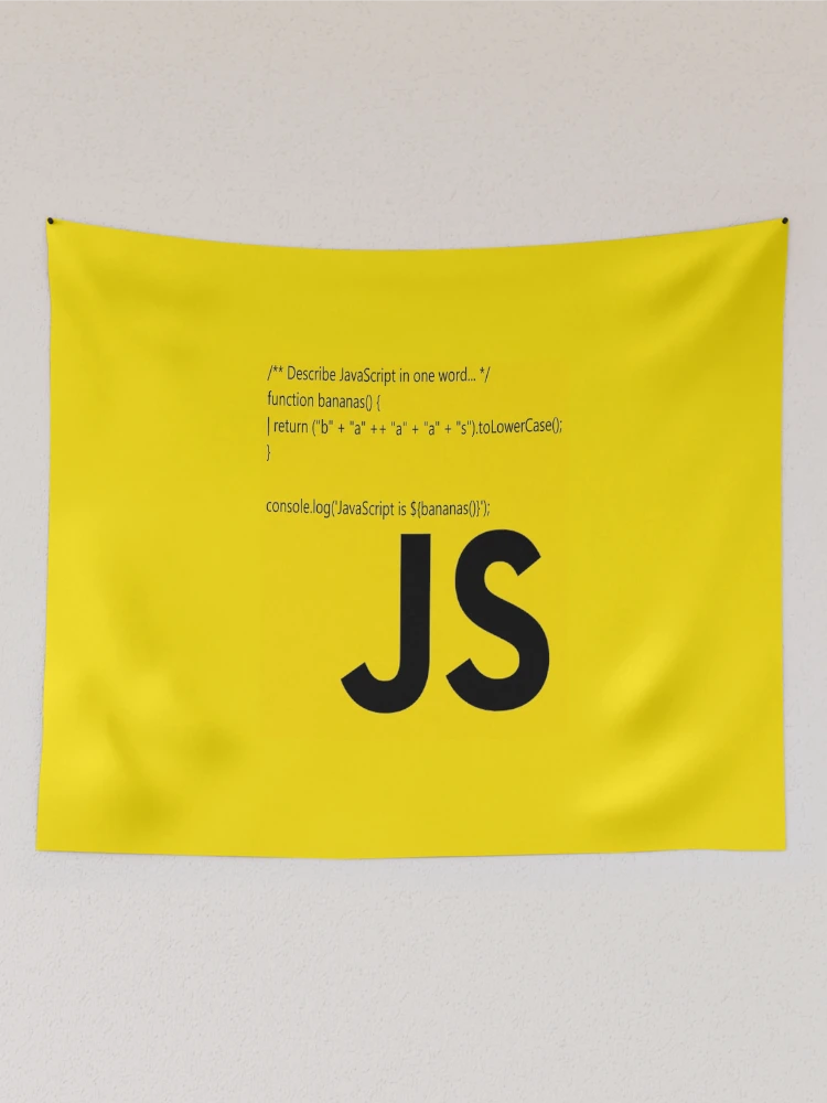 Thumbnail 2 of 3, Tapestry, JavaScript in a nutshell designed and sold by M4K3RB0T.
