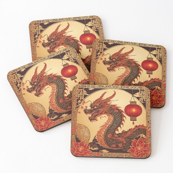 Item preview, Fantasy Dragon zodiac ushering New Year (silvergoldvisionary) designed and sold by SGVisionary.