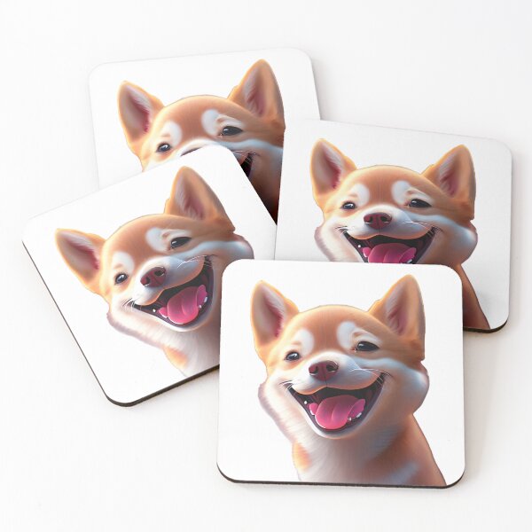 Item preview, CUTE DOG laughing designed and sold by 123JUST4U.