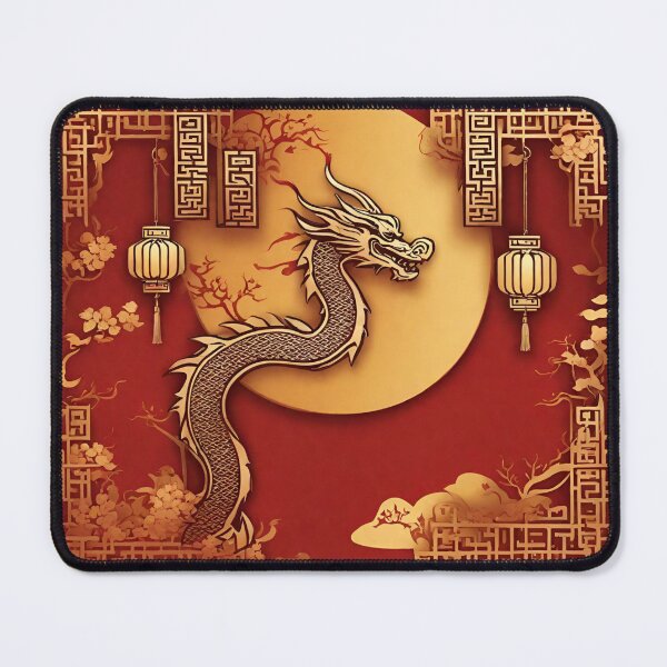 Item preview, Fantasy Dragon zodiac ushering New Year (silvergoldvisionary) designed and sold by SGVisionary.