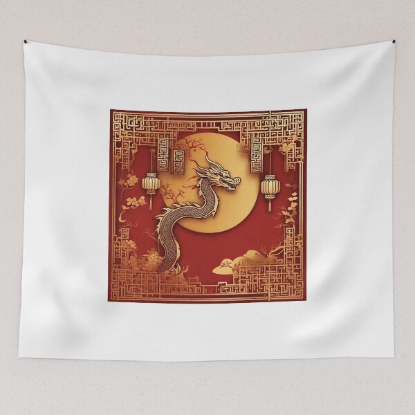 Item preview, Fantasy Dragon zodiac ushering New Year (silvergoldvisionary) designed and sold by SGVisionary.