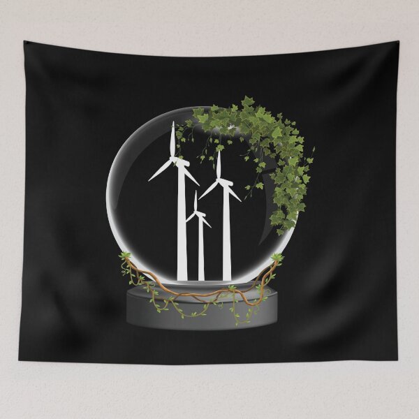 Item preview, Windpower Glass Ball Wind Wind Energy designed and sold by MooonTees.