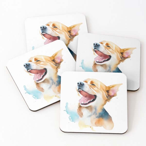Item preview, CUTE DOG laughing designed and sold by 123JUST4U.