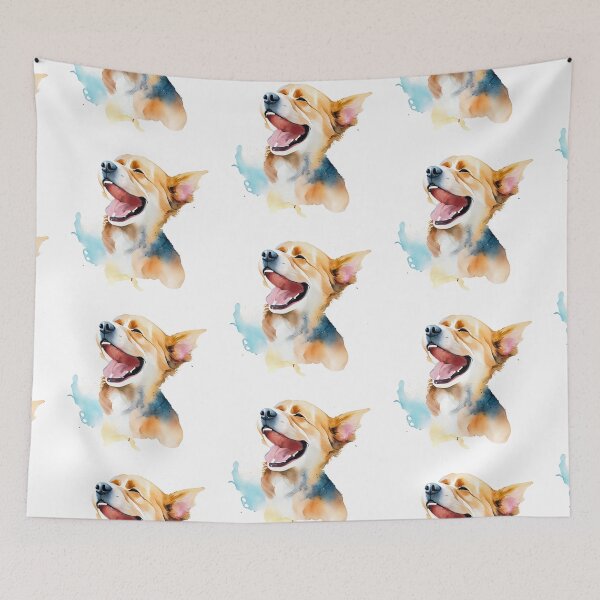 Item preview, CUTE DOG laughing designed and sold by 123JUST4U.