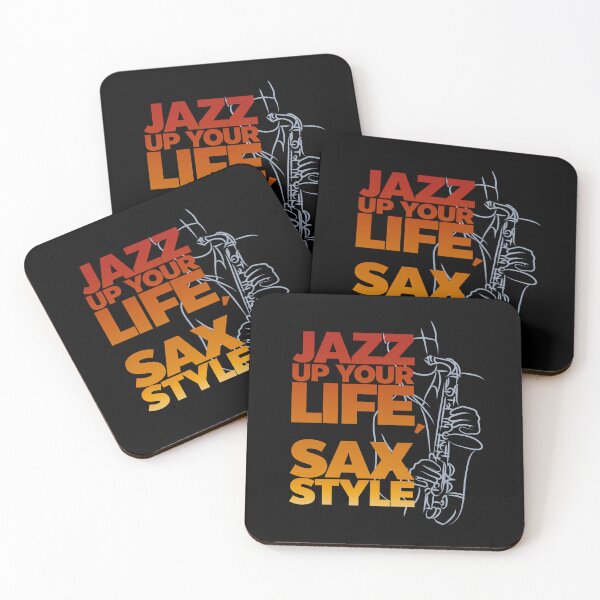 Item preview, Jazz up Your Life, Sax Style, Saxophone Line Art Drawing designed and sold by CJansuebsri.