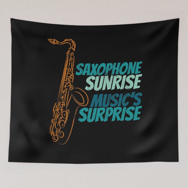Item preview, Saxophone Sunrise, Music's Surprise, Saxophone Line Art Drawing designed and sold by CJansuebsri.