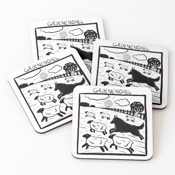 Item preview, Groenendael Stamp Art designed and sold by BrinaDraws.