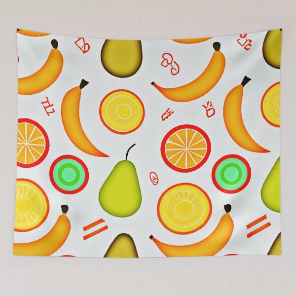 Item preview, Vibrant Fruity Kaleidoscope Pattern designed and sold by Health And Fitness Posts e-Store.