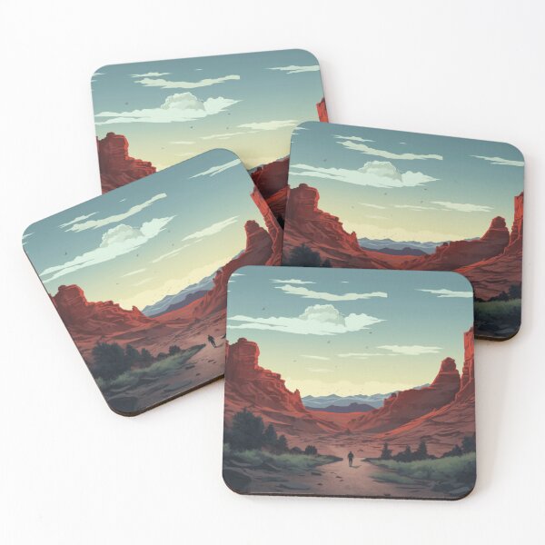 Item preview, Awaiting Light: Digital Landscape, Canyon Art, Surreal Sky designed and sold by -DEEWOLF-.
