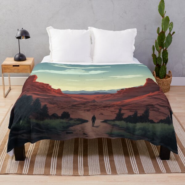 Item preview, Awaiting Light: Digital Landscape, Canyon Art, Surreal Sky designed and sold by -DEEWOLF-.
