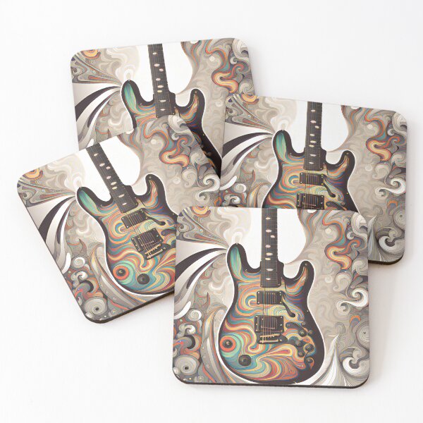 Item preview, Zentangle Rock Guitar designed and sold by Bright-Moonrise.