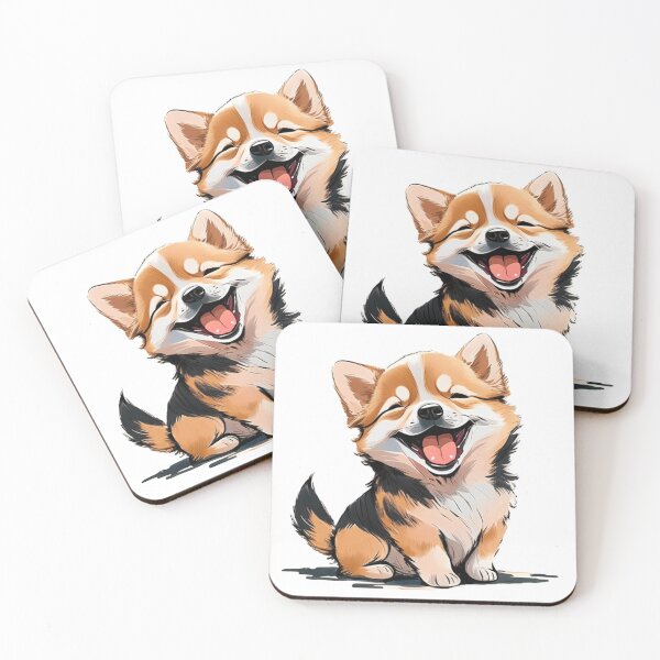 Item preview, CUTE DOG laughing designed and sold by 123JUST4U.