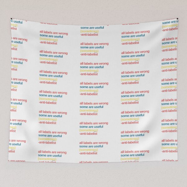 Item preview, All Labels Are Wrong designed and sold by weavernap.