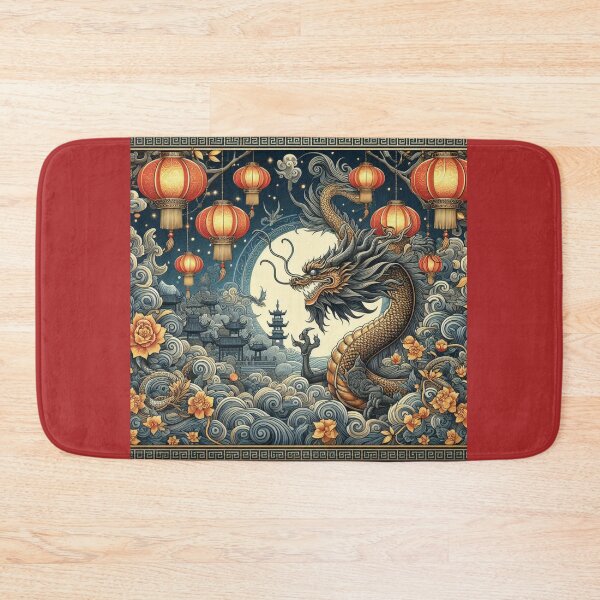 Item preview, Fantasy Dragon zodiac ushering New Year (silvergoldvisionary) designed and sold by SGVisionary.